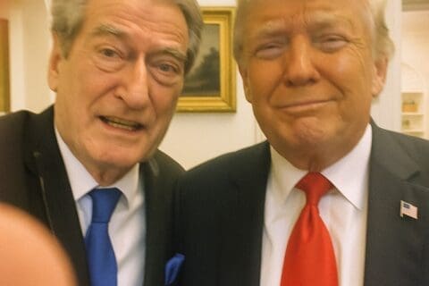 Sali berisha dhe Donald Trump