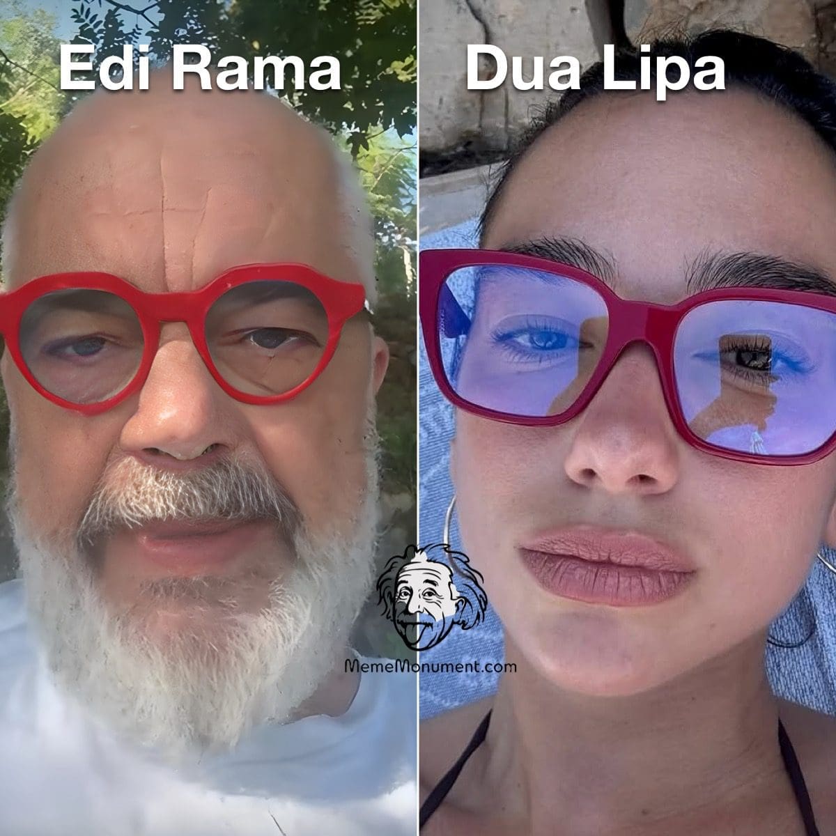 dua lipa edi rama syzet e kuqe